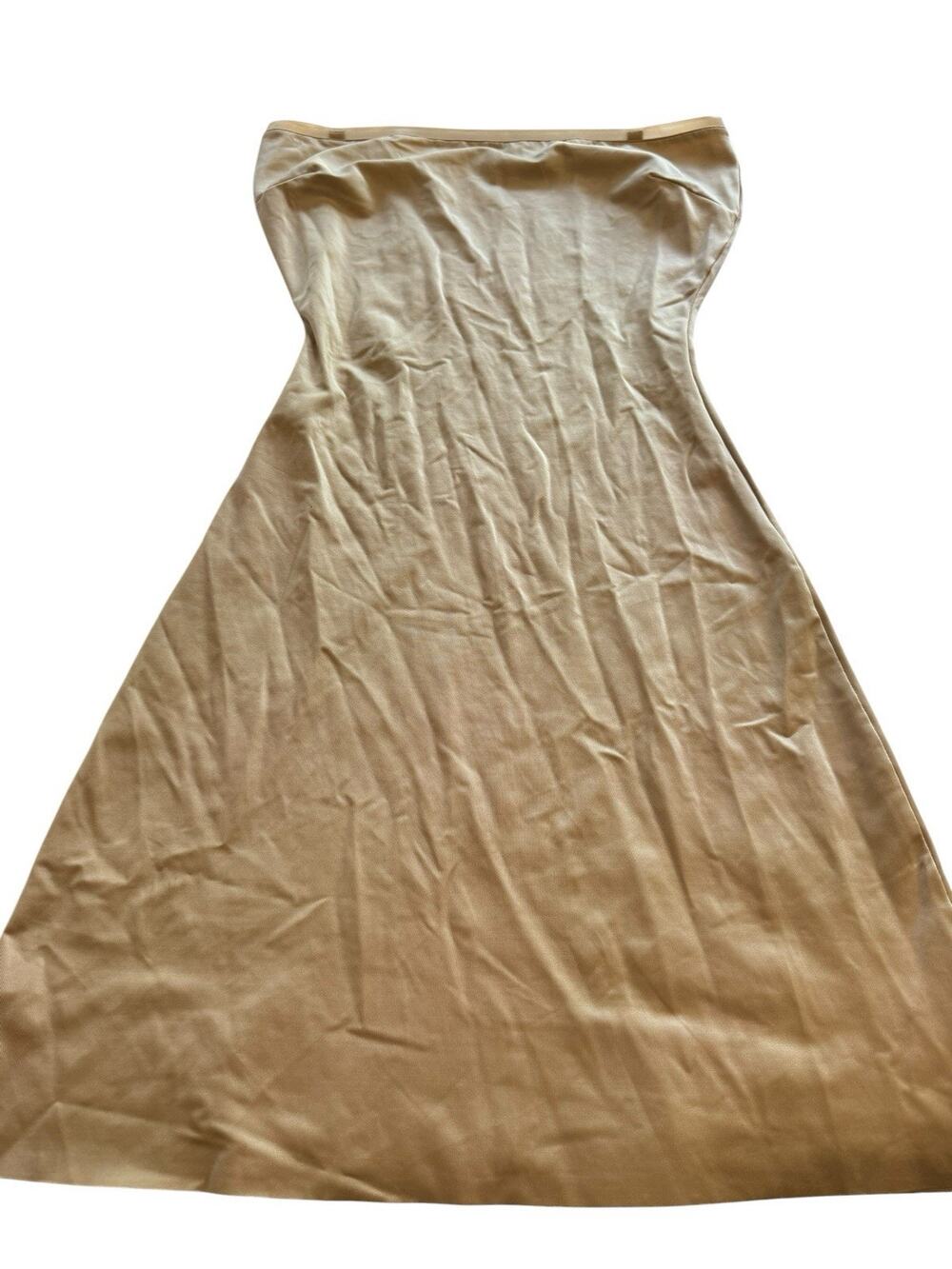 SPANX Simplicity Shaping Slip Dress Nude Beige Women's M Shapewear Smoothing